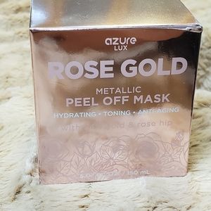 NIB Azure Lux Rose Gold Metallic Peel Mask…